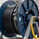 High Capacity Cable Reel for Power and Data Cables