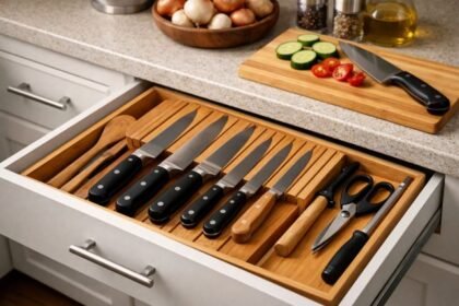 How a Drawer Knife Organizer Improves Kitchen Safety and Space