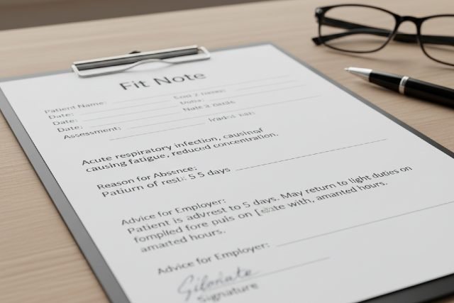 Fit Note Examples: What a Doctor’s Fit Note Should Include