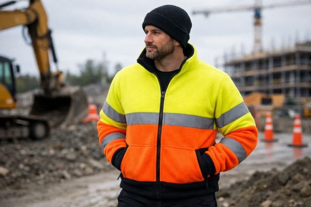 hi vis fleece jacket