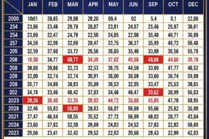 Kalyan Panel Chart with Accurate Records and Yearly History