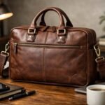 leather laptop bag