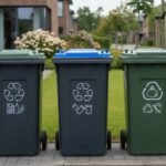 Wheelie Bin for Household Rubbish and Recycling