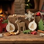 Rustic Wooden Christmas Decorations for Traditional Holidays