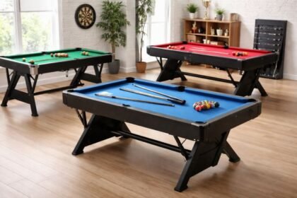 folding pool table