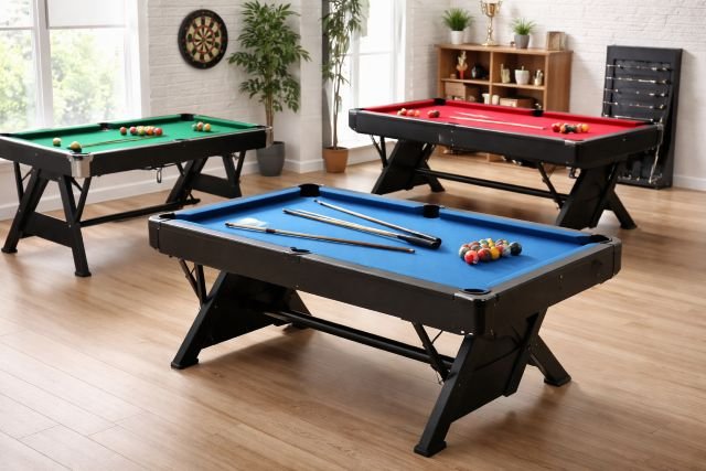 folding pool table