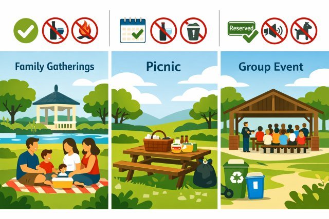 Lititz Springs Park Events Restrictions: Family Gatherings, Picnics, and Group Event Rules