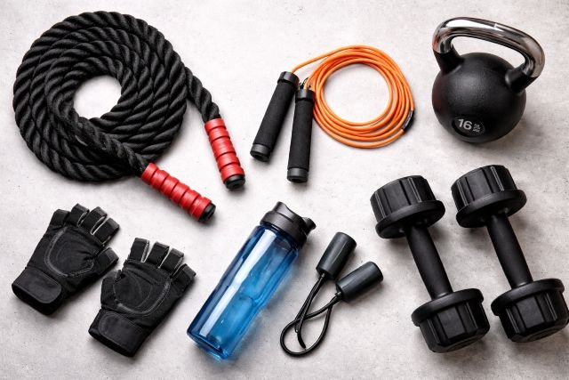 fitness items for swinging crossword clue