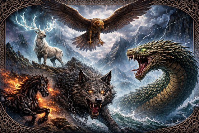 Viking Mythical Animals: Rare and Powerful Creatures from Viking Myths